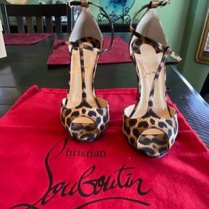 Christian Louboutin Leopard Stilettos